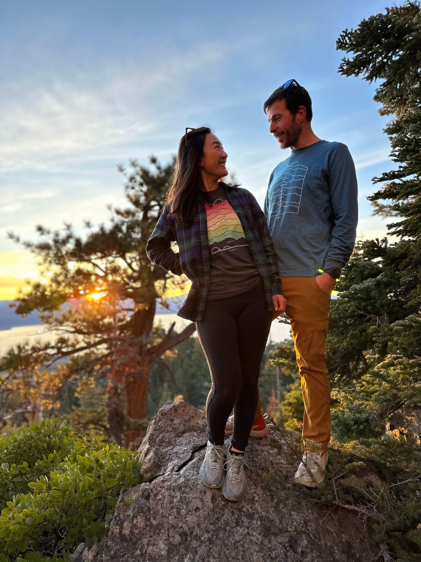 Tahoe Mountain Elevation Unisex T-shirt